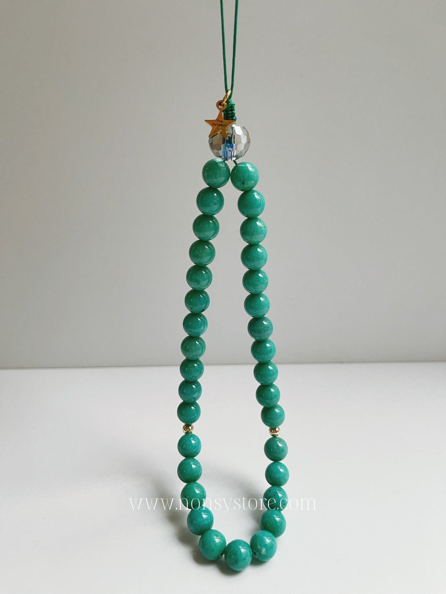 Evergreen Serenity Tasbih Wristlet & Phone Charm