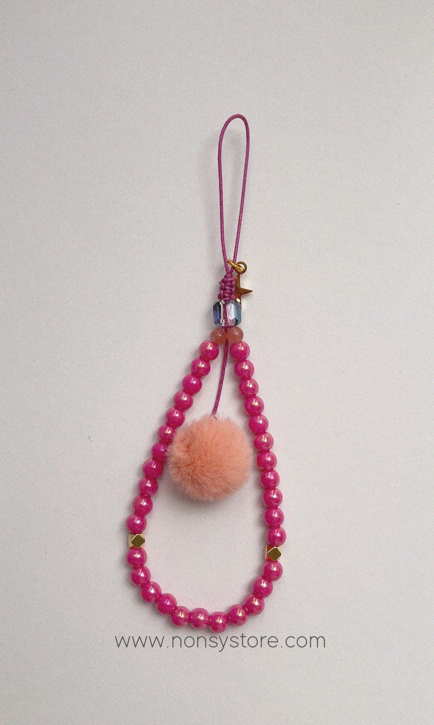 Rose Glow Tasbih Wristlet & Phone Charm