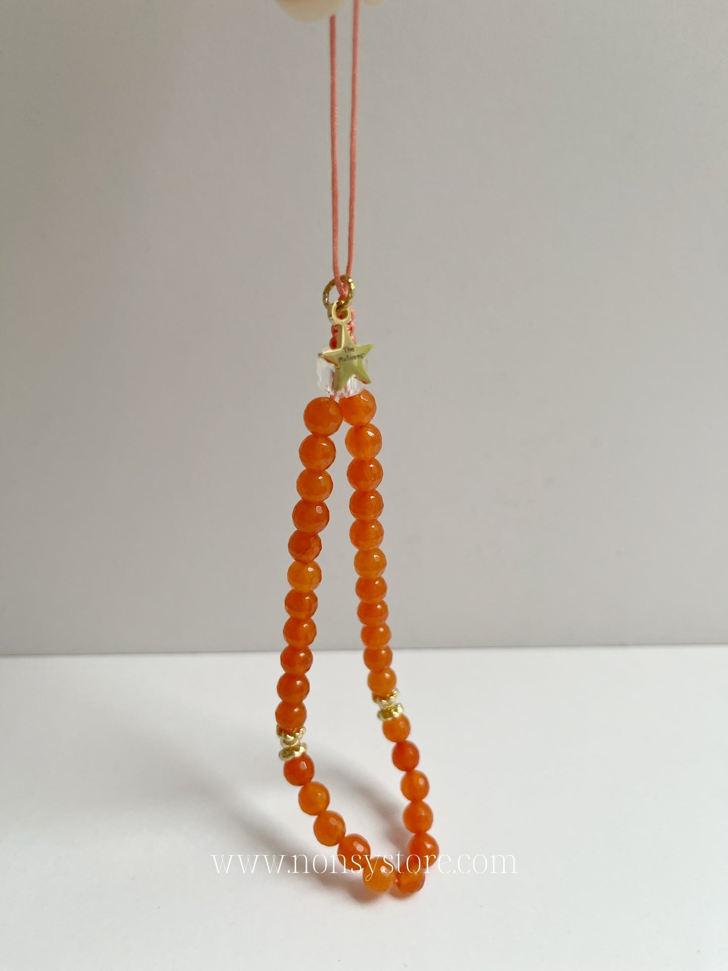 Amber Glow Tasbih Wristlet & Phone Charm