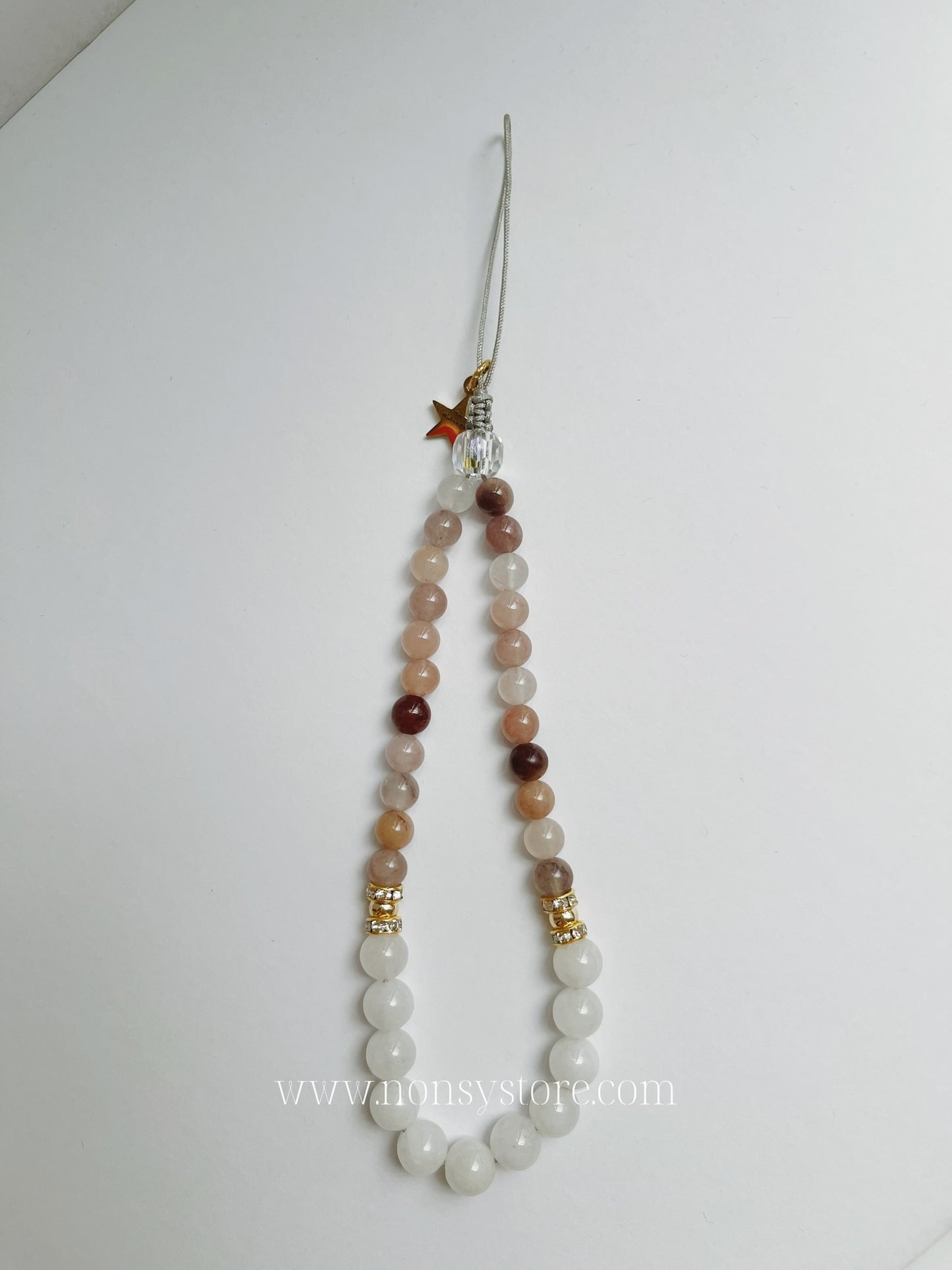 Blush Harmony Tasbih Wristlet & Phone Charm