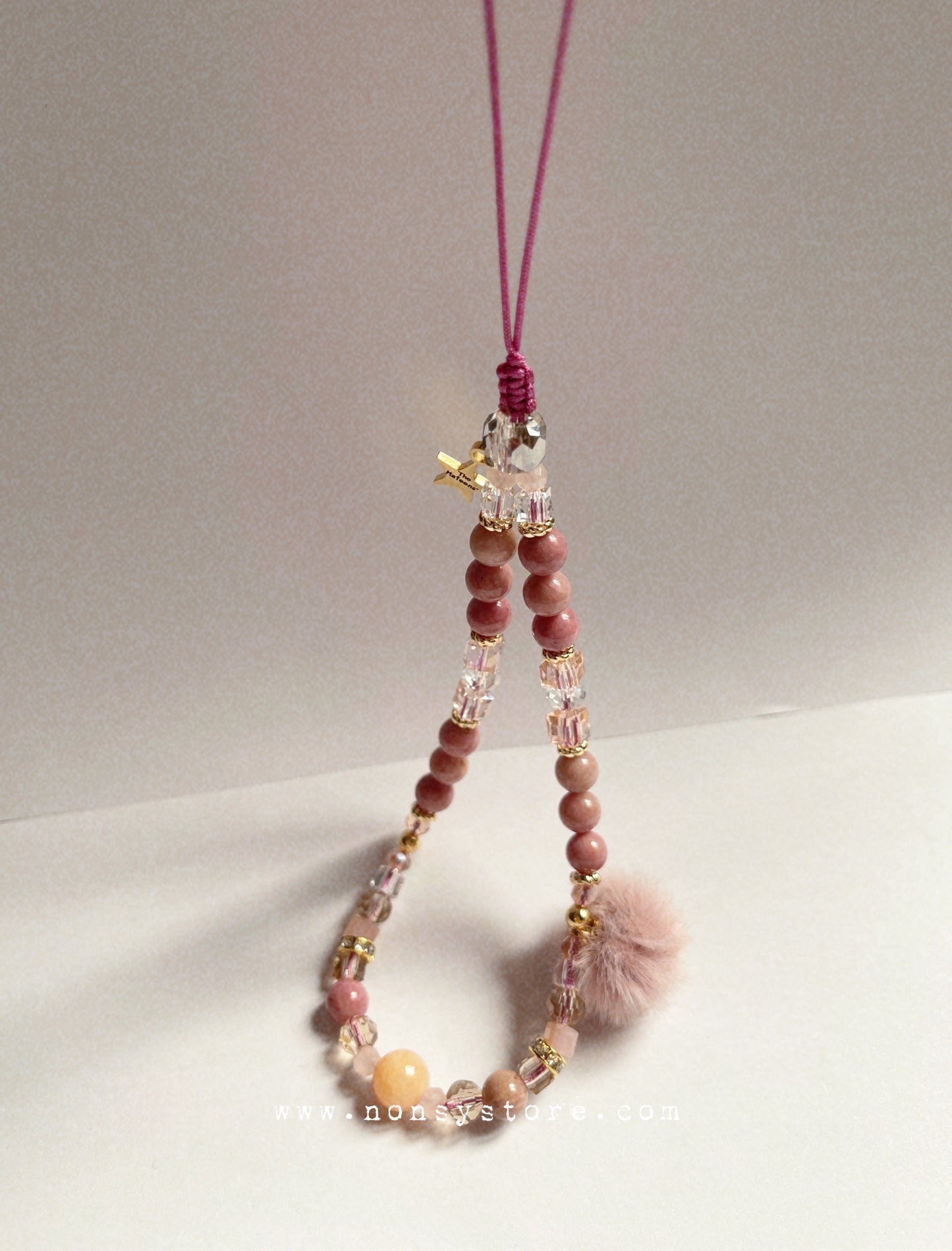 Blush & Gold Luxe Phone Charm