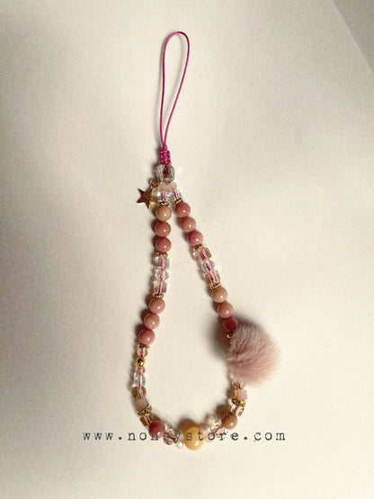 Blush & Gold Luxe Phone Charm