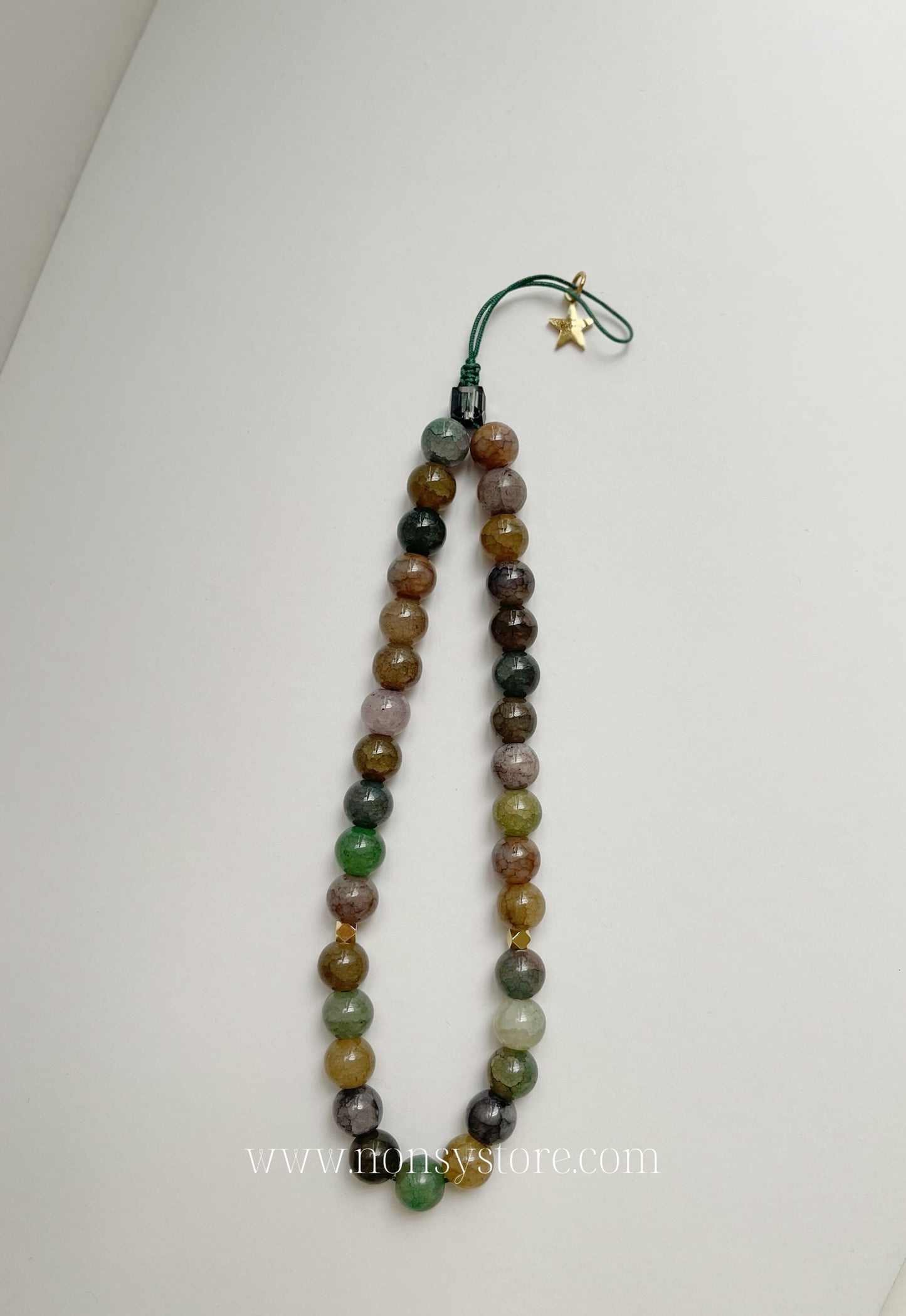 Earth Reverie Jumbo Tasbih Wristlet & Phone Charm