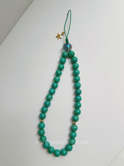 Evergreen Serenity Tasbih Wristlet & Phone Charm