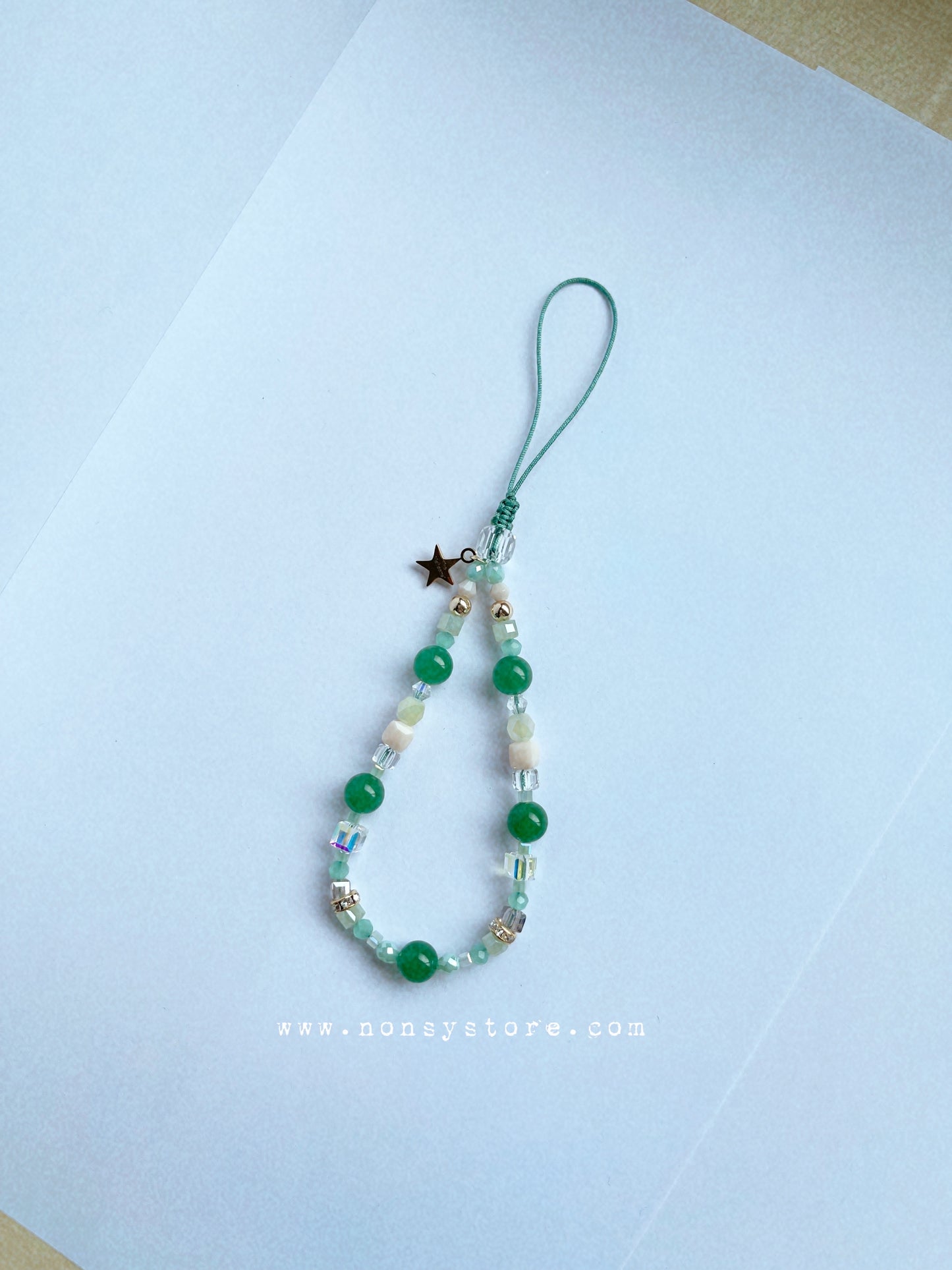 Jade Tranquility Phone Charm