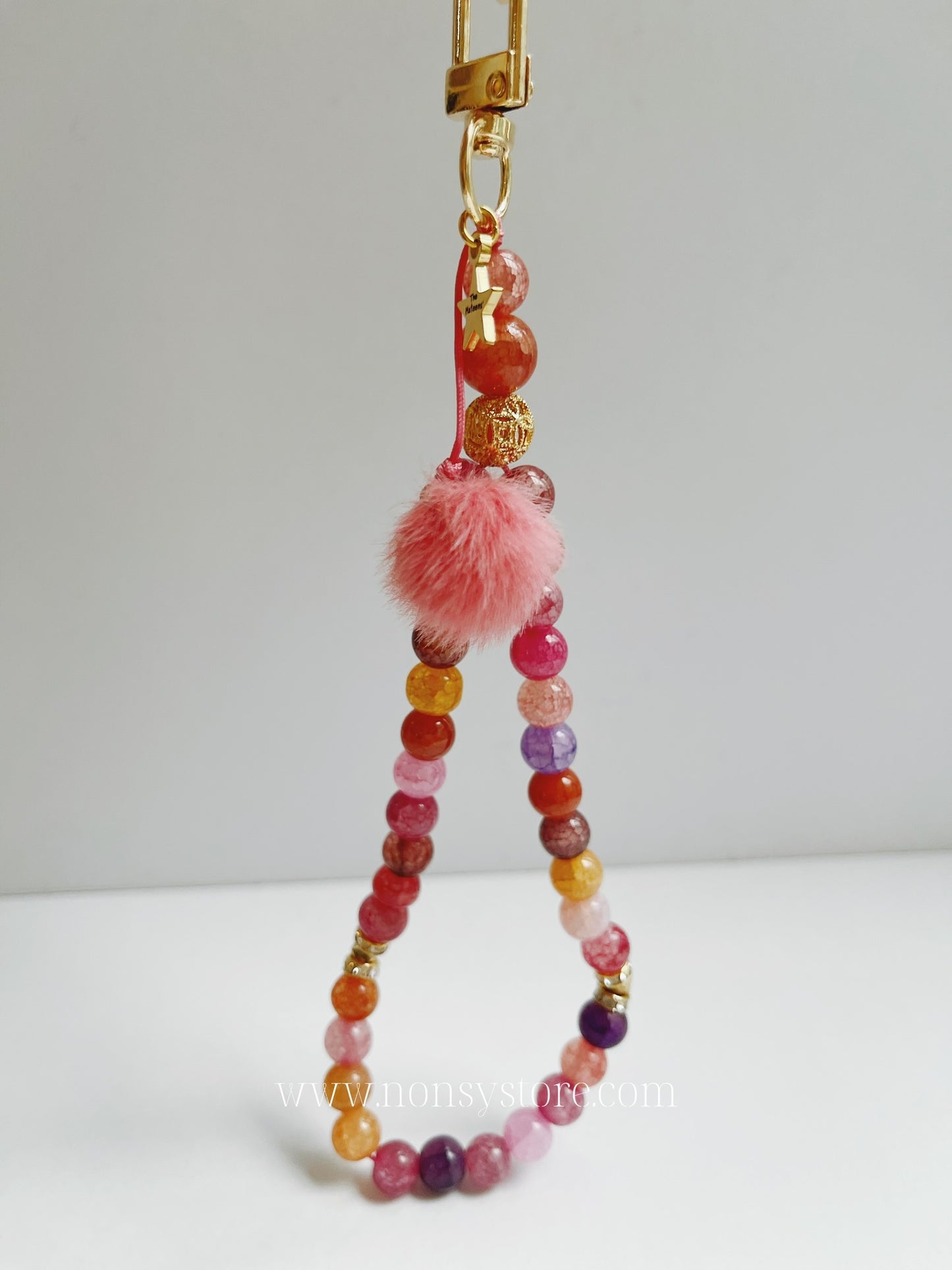 Sunset Bloom Tasbih Wristlet & Phone Charm