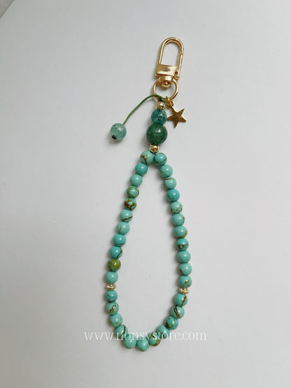 Turquoise Tranquility Tasbih Wristlet & Phone Charm