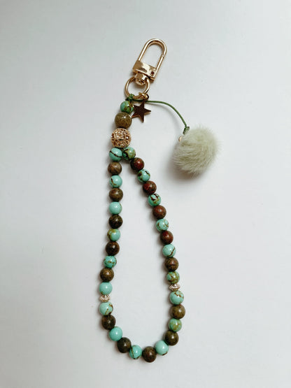 Woodland Oasis Tasbih Wristlet & Phone Charm